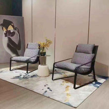 Load image into Gallery viewer, 28.3'' Wide Genuine Leather Down Cushion Lounge Chair