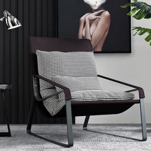 Load image into Gallery viewer, 28.3'' Wide Genuine Leather Down Cushion Lounge Chair