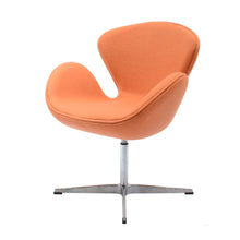 Load image into Gallery viewer, Swan Chair Swivel Height Adjustable Lounge Chair, Cashmere