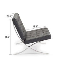 Load image into Gallery viewer, Wide Tufted Lounge Chair and Ottoman
