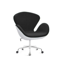 Load image into Gallery viewer, Swan Chair Cashmere with Casters