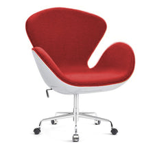 Load image into Gallery viewer, Swan Chair Swivel Height Adjustable Lounge Chair, Cashmere