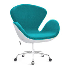Load image into Gallery viewer, Swan Chair Swivel Height Adjustable Lounge Chair, Cashmere