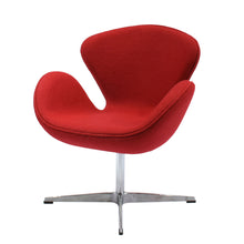 Load image into Gallery viewer, Swan Chair Swivel Height Adjustable Lounge Chair, Cashmere