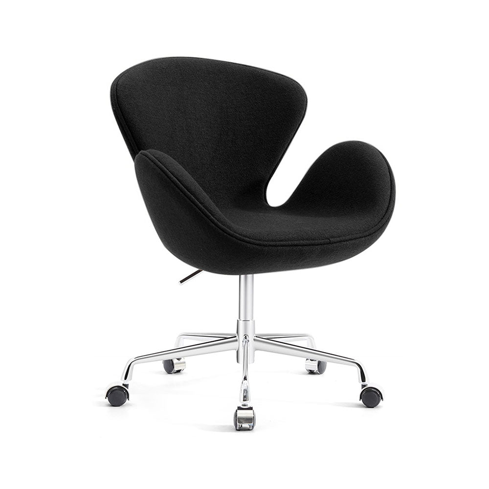 Classic Swan Chair Swivel Height Adjustable Lounge Chair