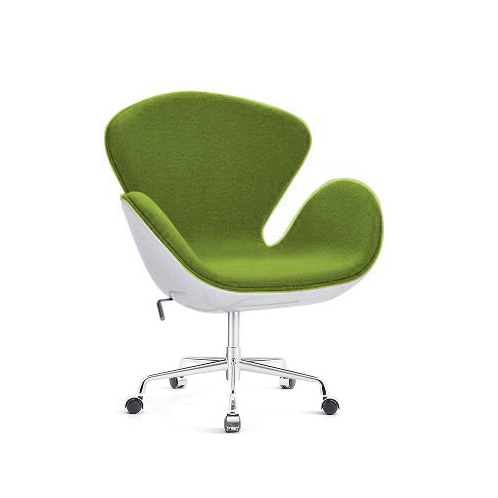 Swan Chair Swivel Height Adjustable Lounge Chair, Cashmere