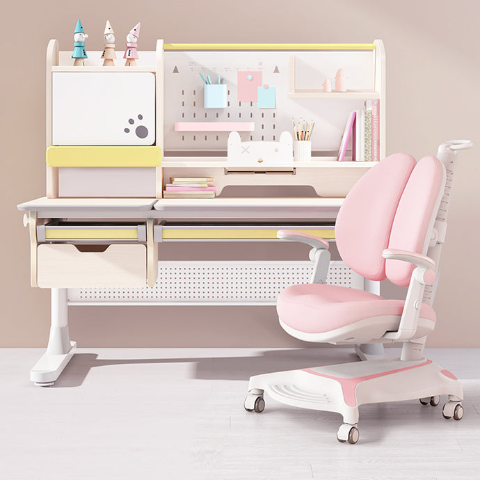 320+C9+PK, Yayatopia 320 desk with Pink chair
